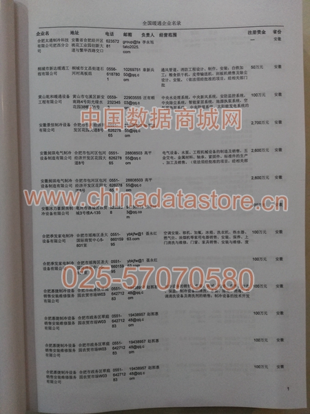 中國(guó)暖通企業(yè)黃頁(yè)可開(kāi)展精準(zhǔn)營(yíng)銷(xiāo)，電話(huà)營(yíng)銷(xiāo)、郵件營(yíng)銷(xiāo)、傳真營(yíng)銷(xiāo)等等多管齊下，圓您銷(xiāo)售冠軍夢(mèng)